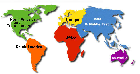 Tenders By Continents